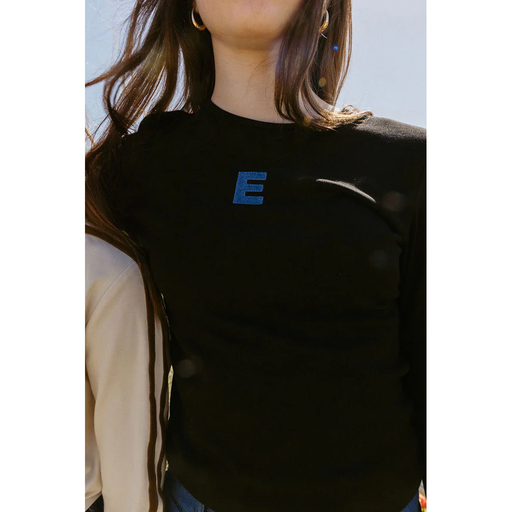 Elements Black Denim E Logo Tee - Image 5