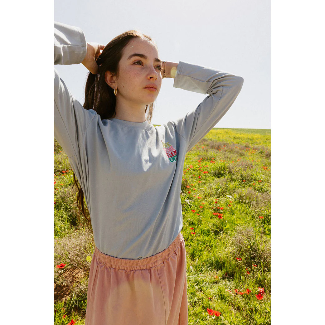 Elements Navy Blue Puff Logo Boxy Tee - Image 4