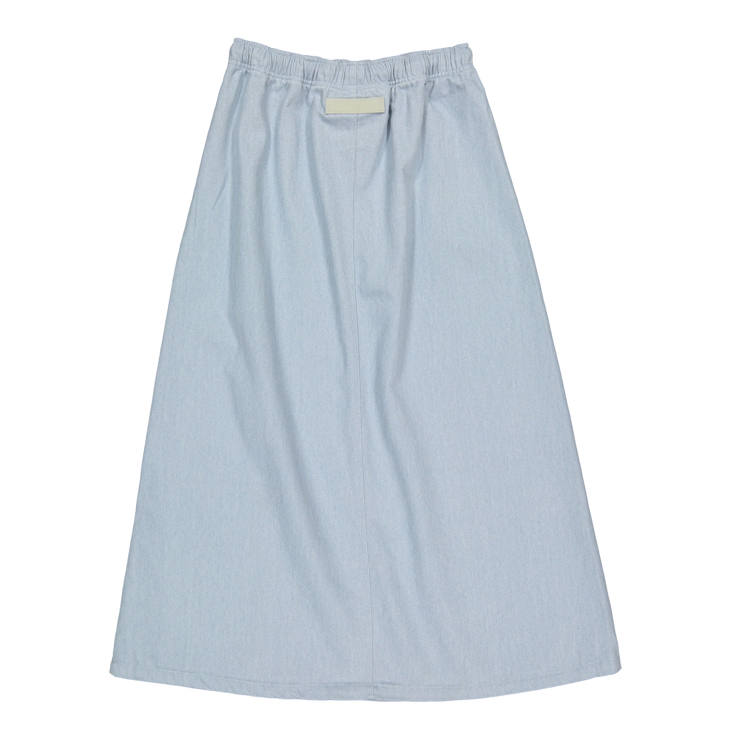 Elements Washed Blue Denim Drawstring Skirt - Image 3