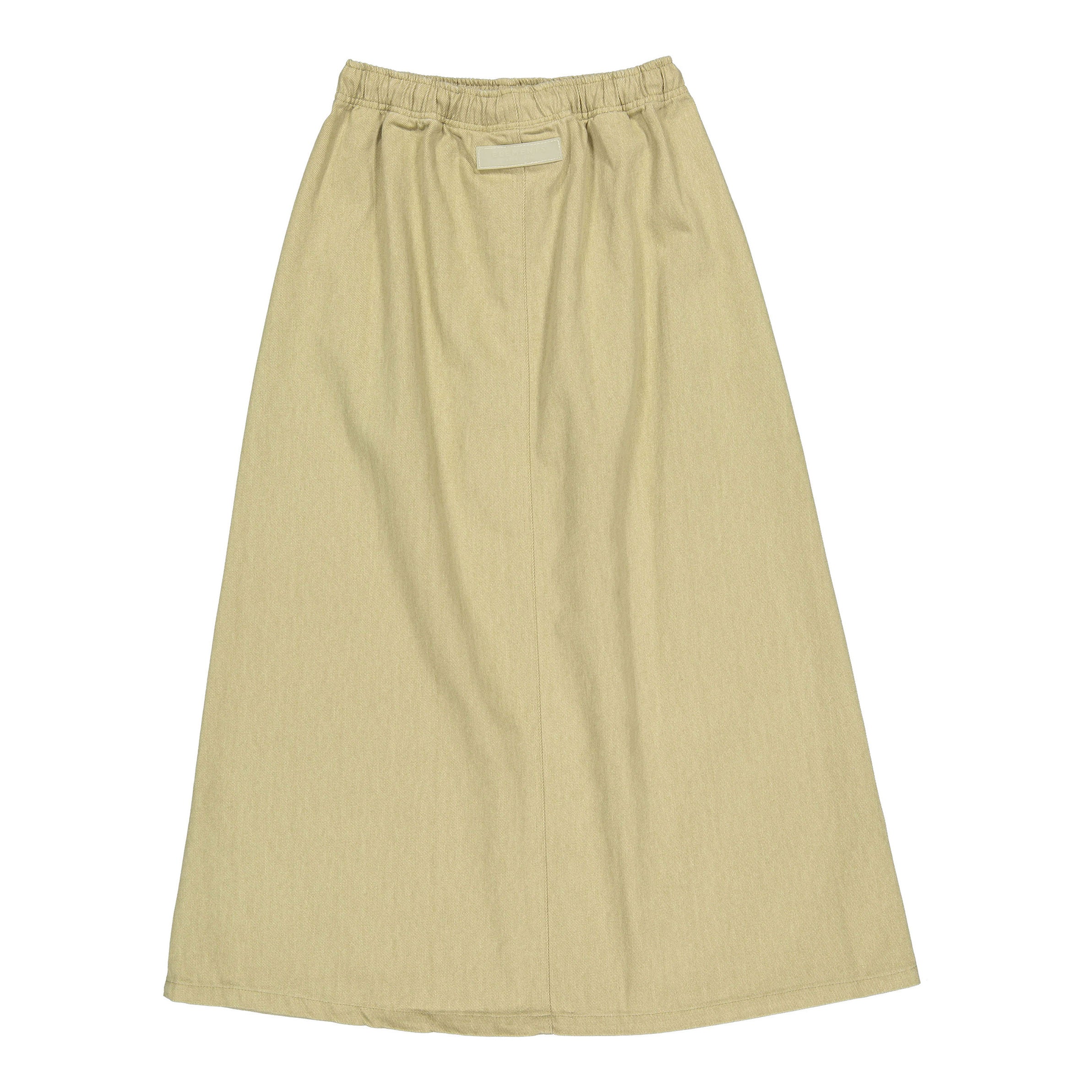 Elements Washed Taupe Denim Drawstring Skirt - Image 3