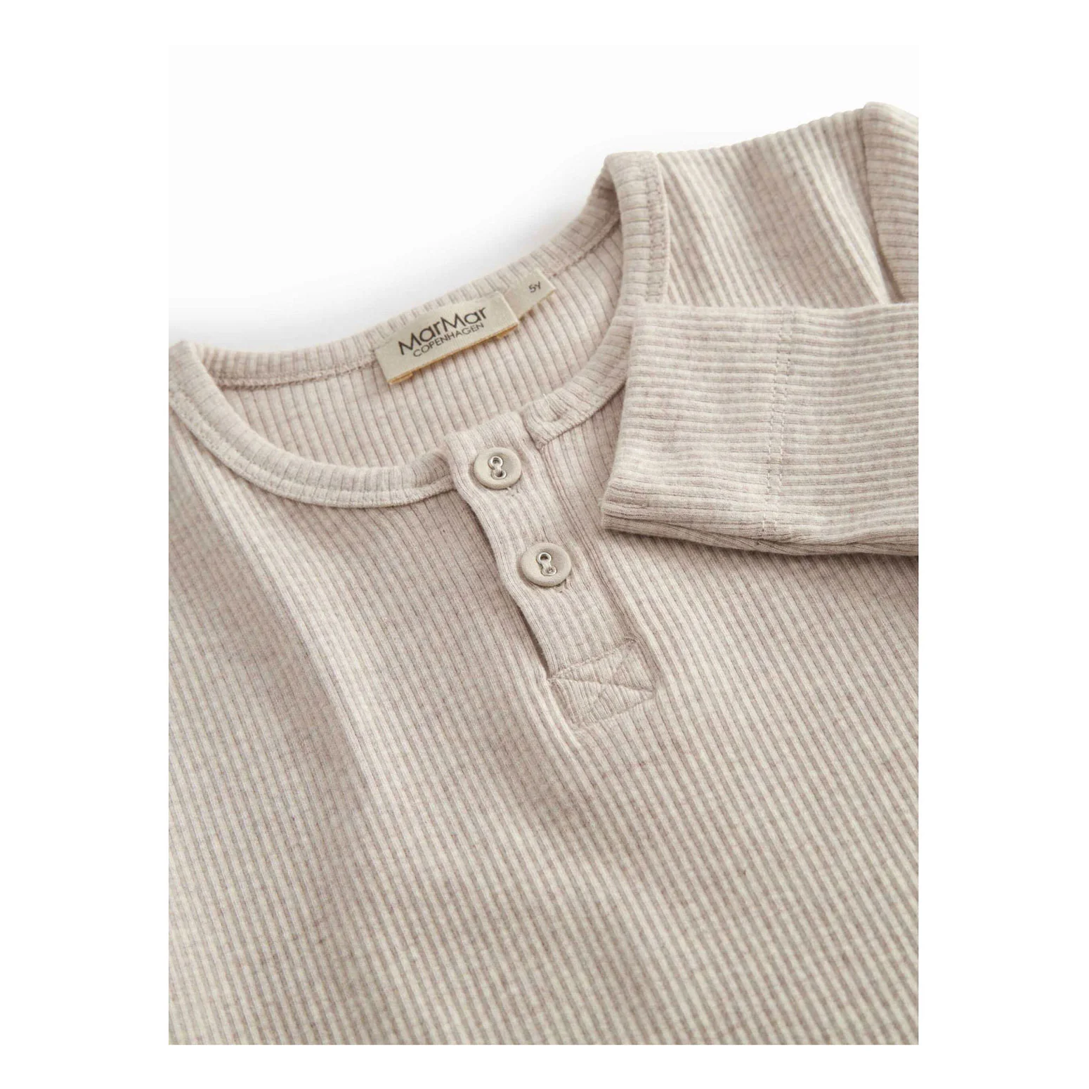 MarMar Copenhagen  Light Beige Mel LS Tee - Image 3