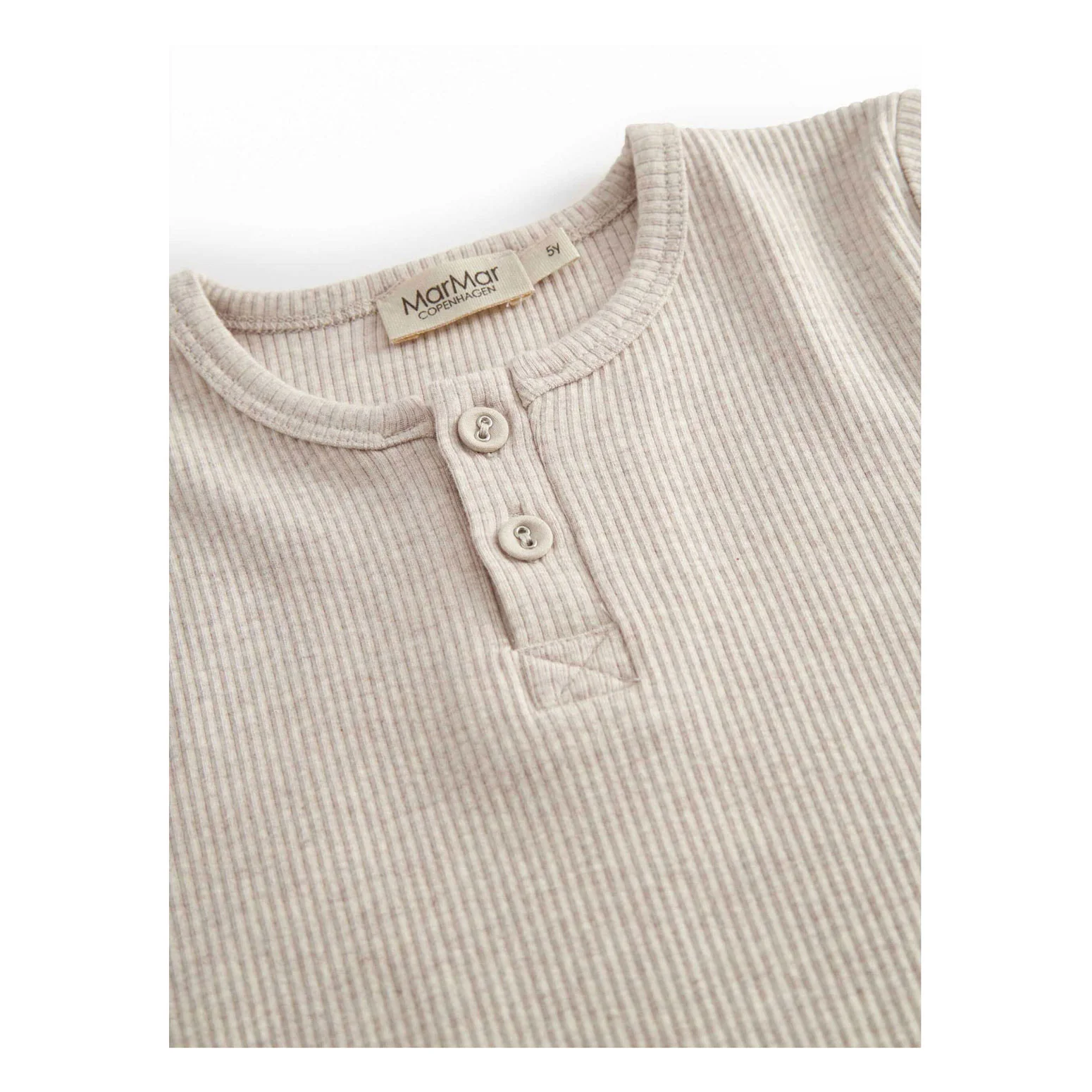 MarMar Copenhagen  Light Beige Mel SS Tee - Image 3