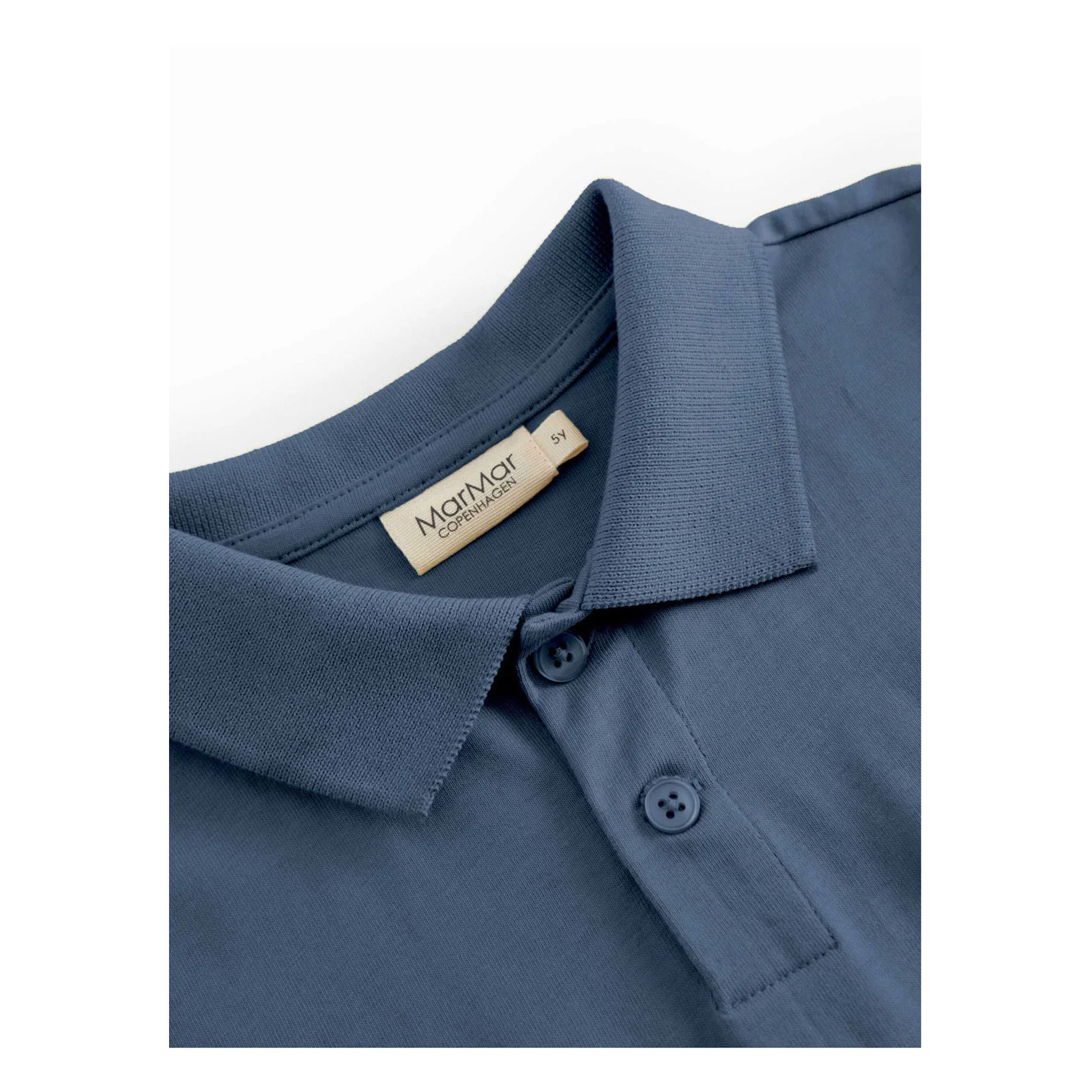 MarMar Copenhagen  Vintage Blue Tad Polo - Image 3